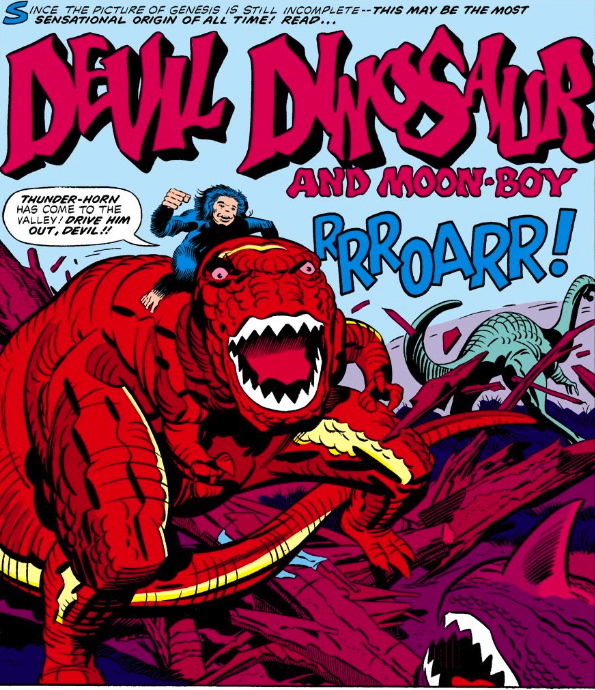 devil dinosaur #1 Jack Kirby