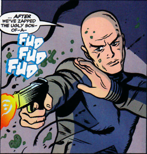 professor x with a gun