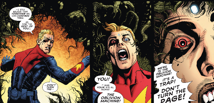 Multiversity Ultra #1 theres a monster at the end of this book