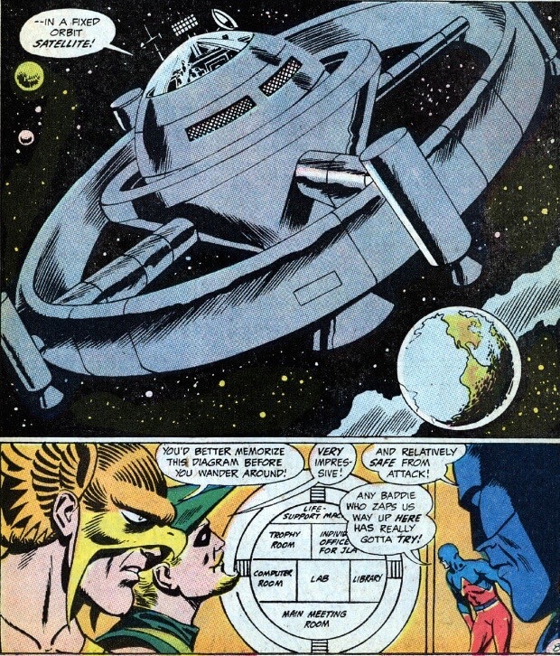 first appearance of jla satellite