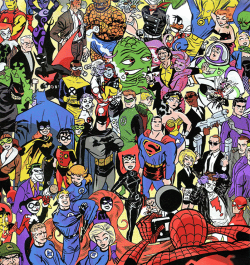 group superhero phot by DARWYN COOKE
