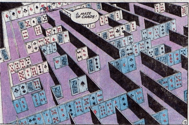 jla card maze