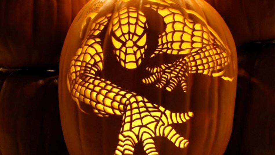 spidey jack o lantern