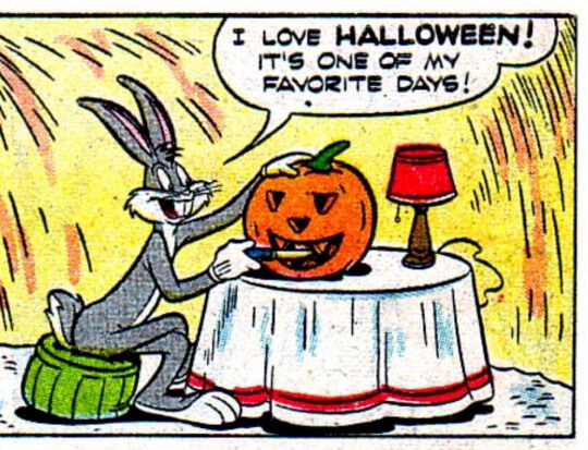 bugs bunny halloween pumpkin